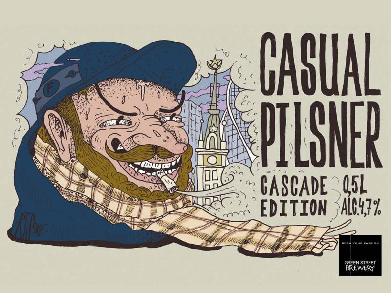 Пиво &quot;Casual Pilsner Cascade Edition&quot; 0,5 л.