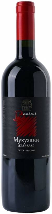 Вино Besini, "Mukuzani", 2014 / Бесини, "Мукузани"