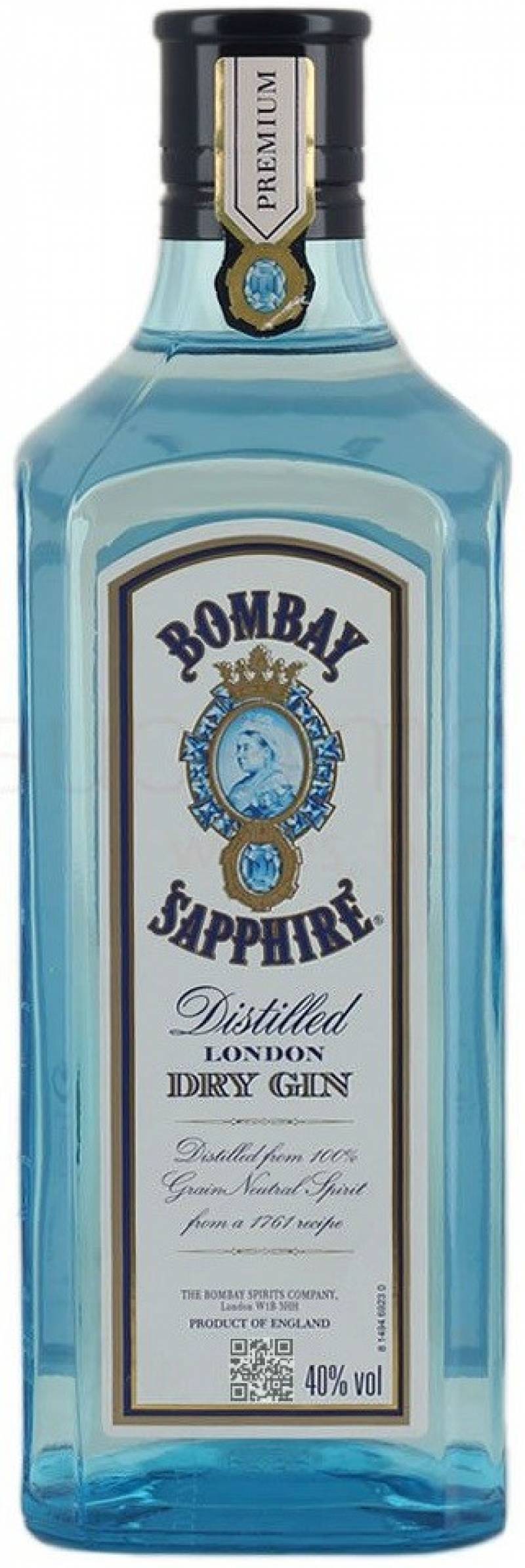 Джин &quot;Bombay Sapphire&quot;, 0,375 л. / &quot;Бомбей Сапфир&quot;, 0,375 л.
