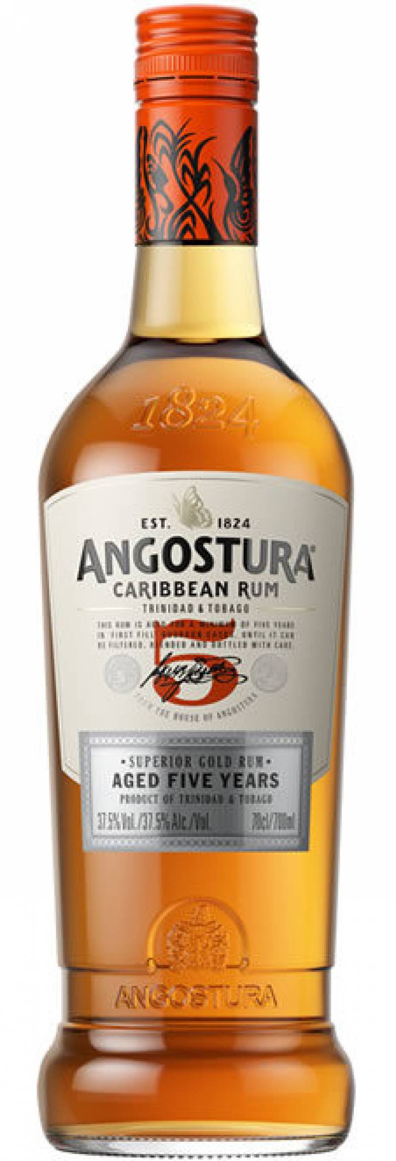 Ром Ангостура 5 лет выдержки 0,7 л. &quot; Rum Angostura 5 Years &quot;