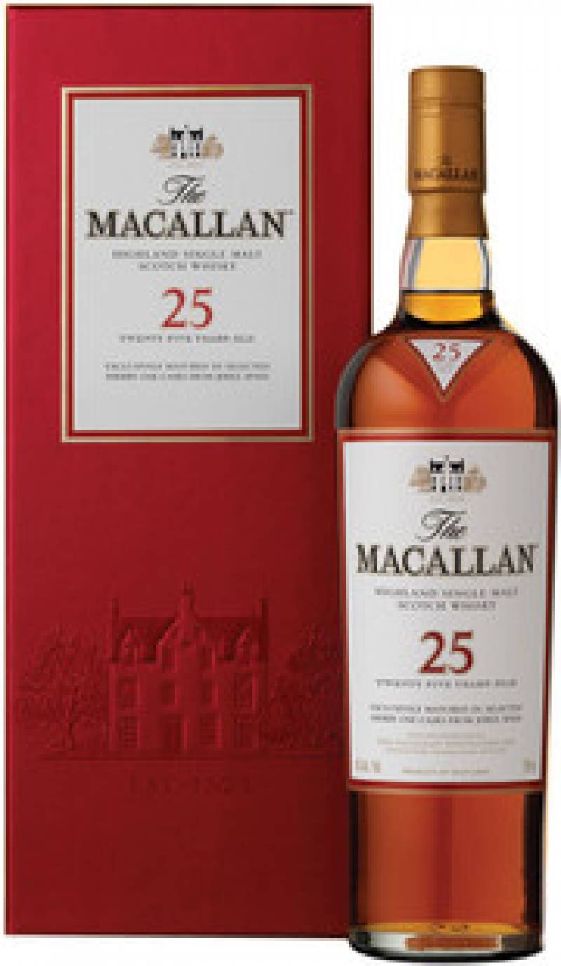 Виски Макаллан 25 лет 0,7 л. В подарочной коробке  &quot;Macallan&quot; 25 Years Old, gift box &quot;