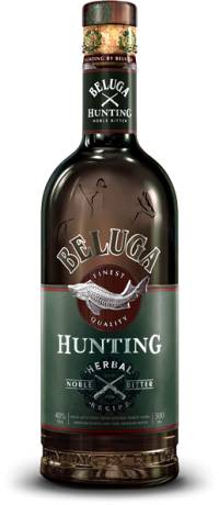 Ликер Белуга Хантинг Травяной 0,7 л. " Liqueur Beluga Hunting Herbal "