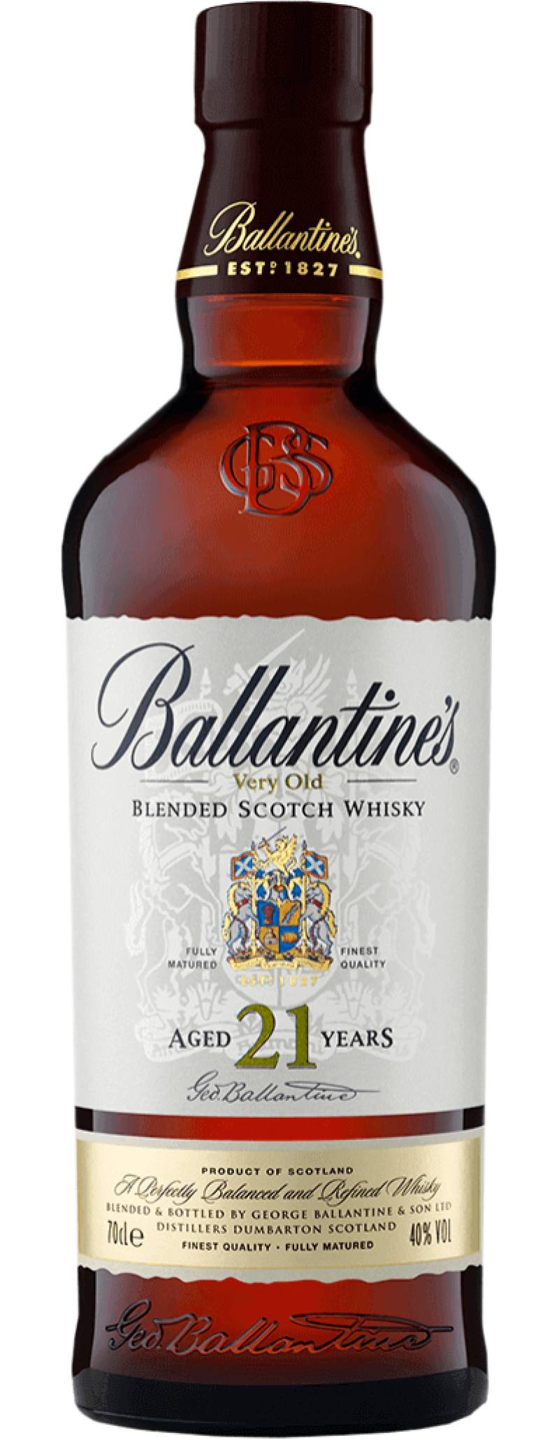 Виски Баллантайнс 21 год выдержки 0,7 л. &quot; Ballantine&#039;s 21 Years Old Whiskey &quot;